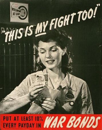 Poster: This is MY fight too!  Put at least 10% every payday in War Bonds